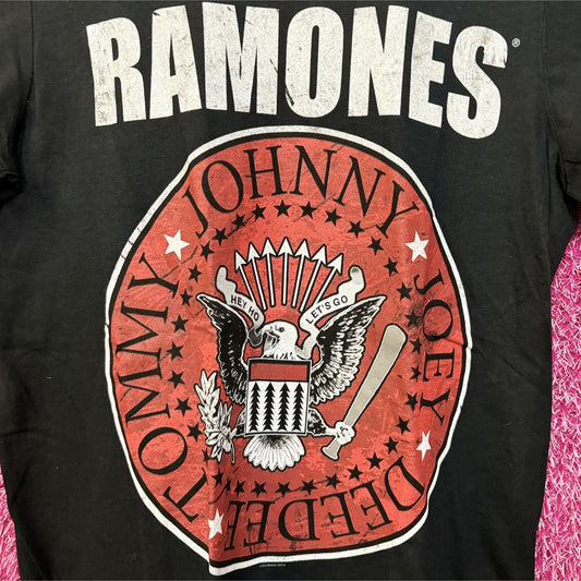 The Ramones Presidential Band Seal in Color Punk Rock Tee Small
