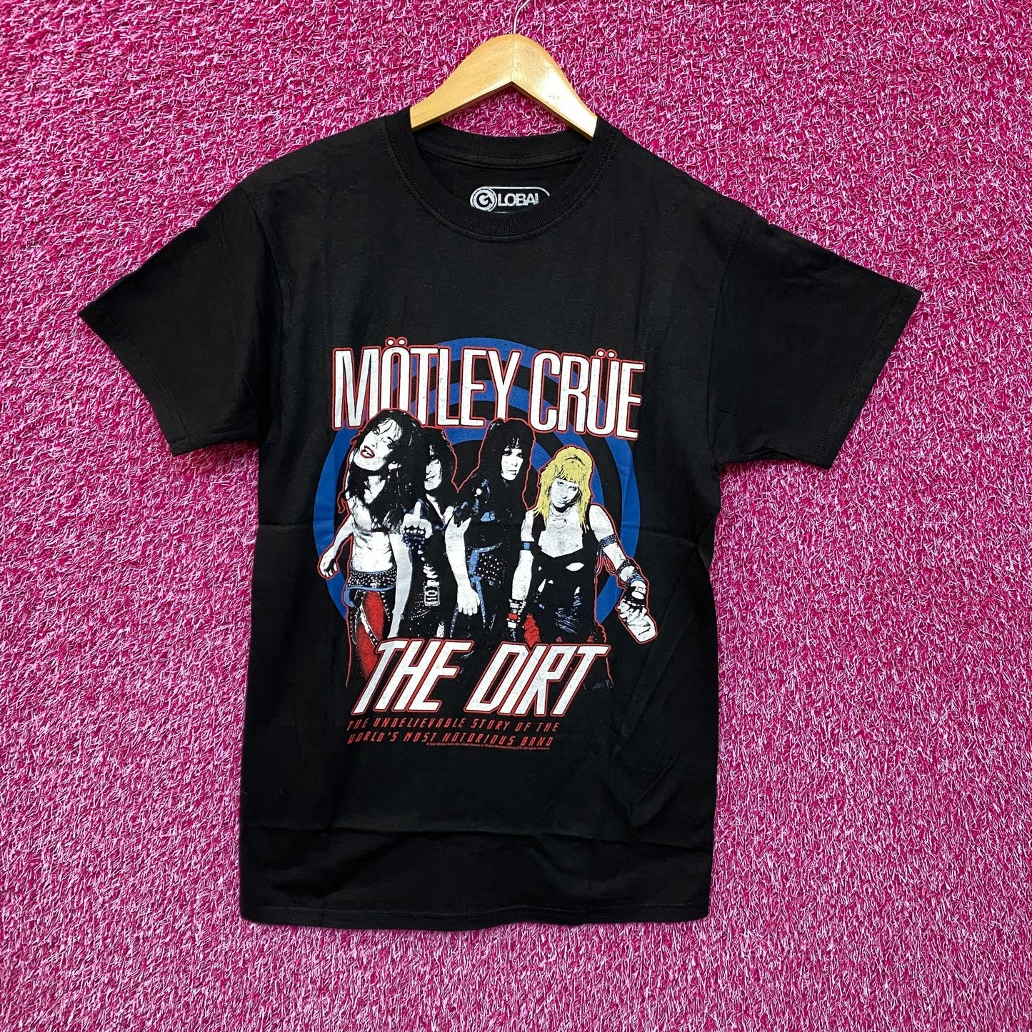 Motley Crue The Dirt Movie Promo Heavy Metal Tee S