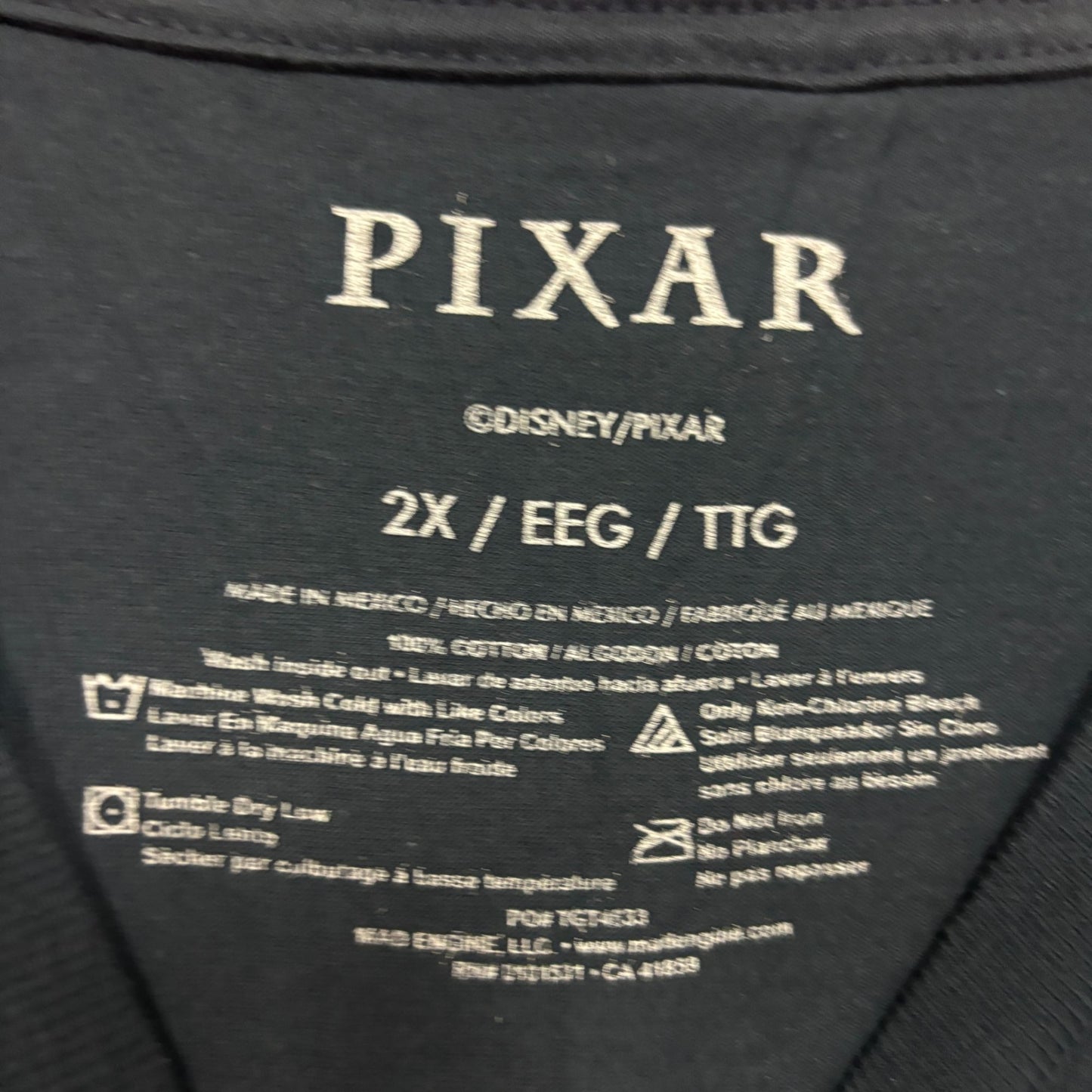 Pixar character shirt size 2xl