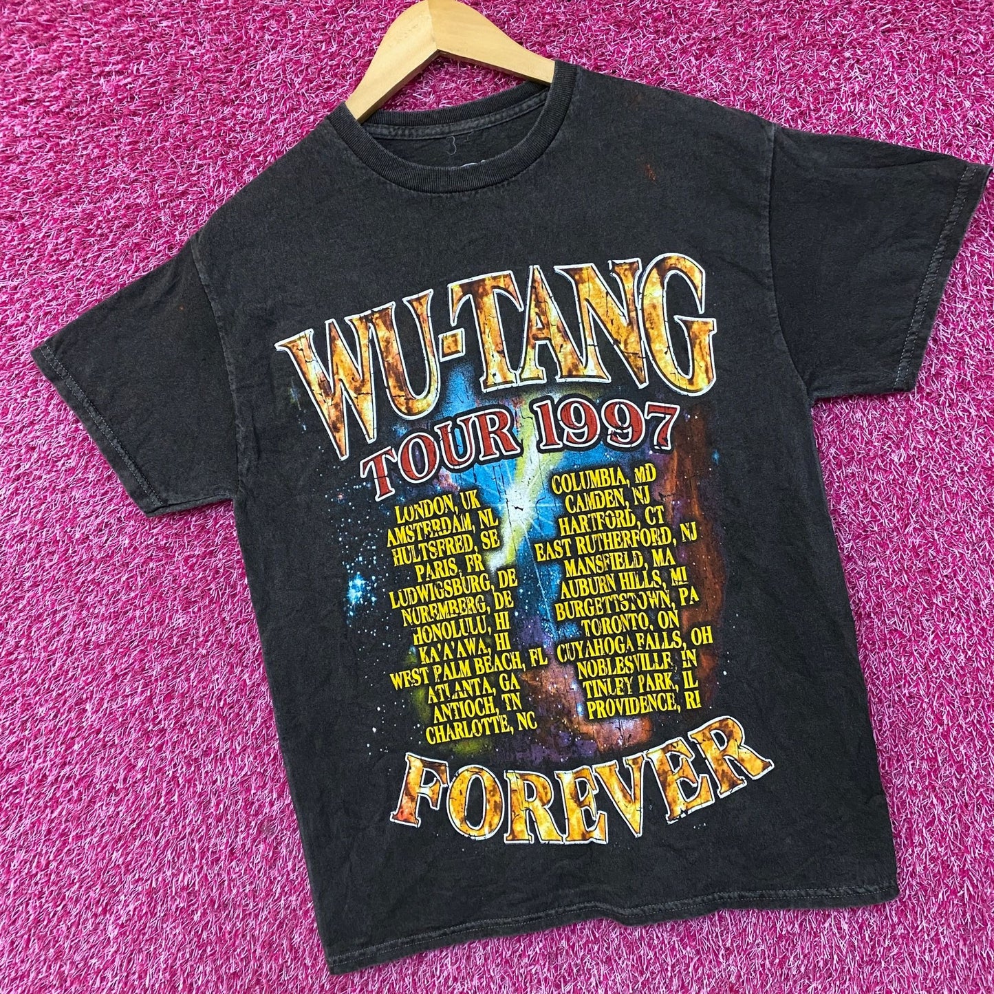 Wu-Tang Clan Wu-Tang Forever Tour 1997 Hip-Hop T-Shirt Small