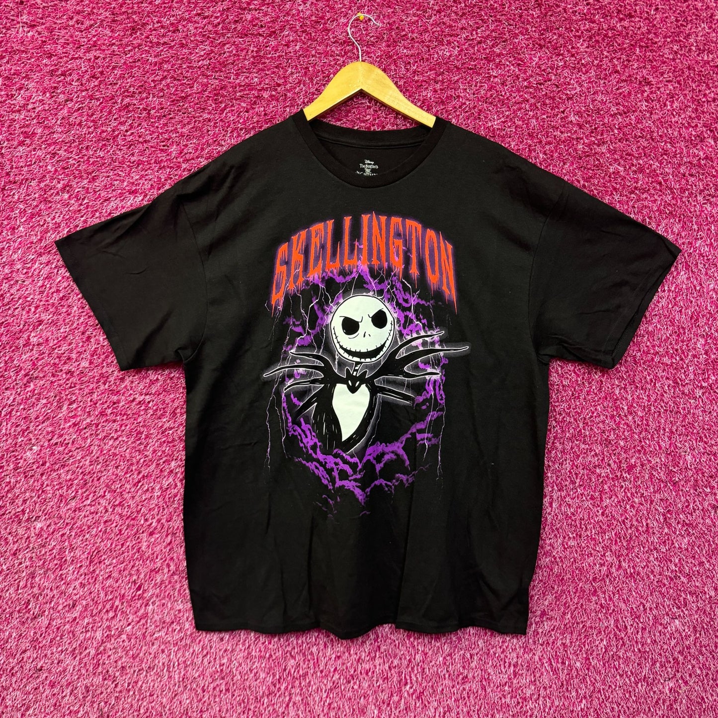Jack Skellington Lightning Strikes T-shirt size 2XL