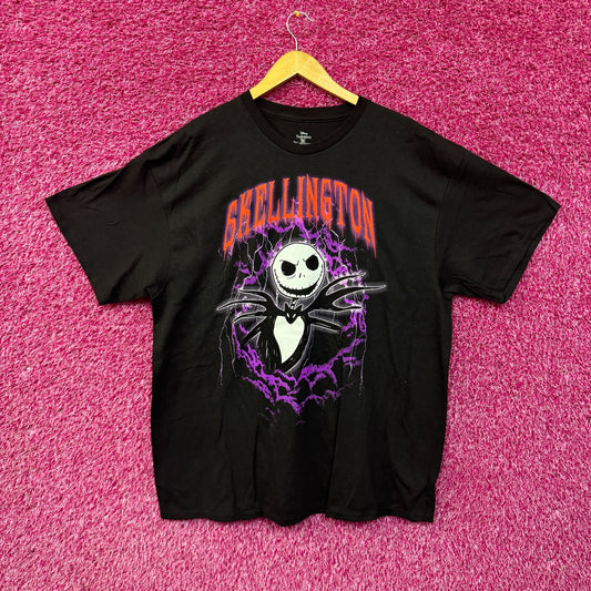 Jack Skellington Lightning Strikes T-shirt size 2XL