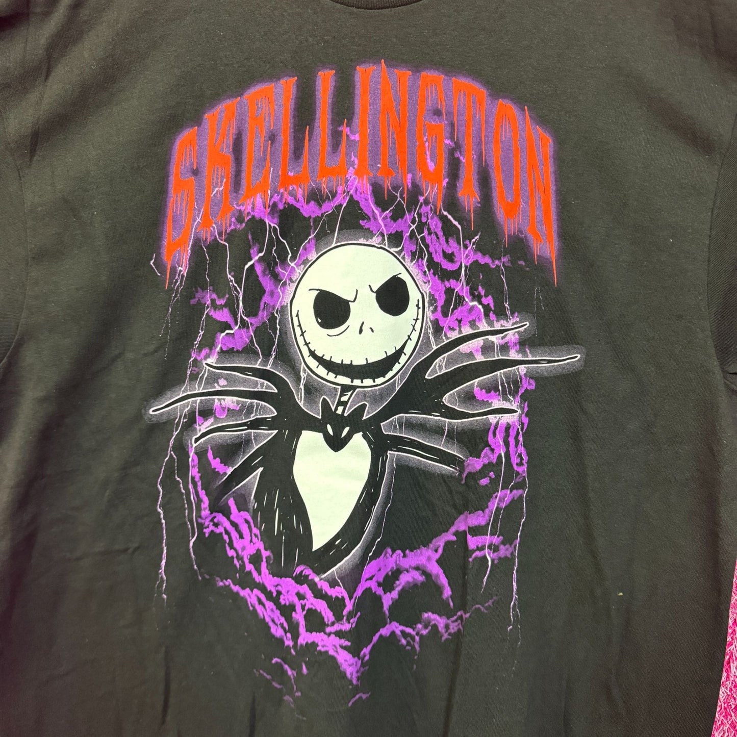 Jack Skellington Lightning Strikes T-shirt size 2XL