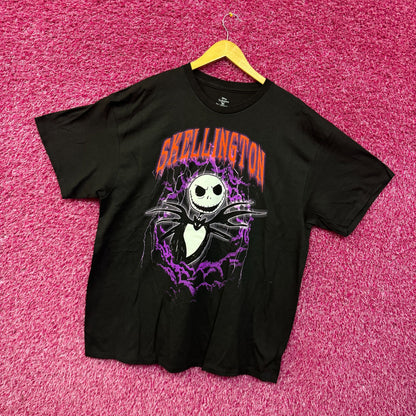 Jack Skellington Lightning Strikes T-shirt size 2XL
