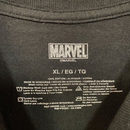 Marvel Logo Captain America Steve Rogers Super Hero T-Shirt XL