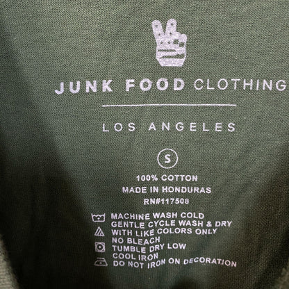 Junk Food Clothing Ford Bronco Off Road Ready Flea Market Women's Crop Tee Small