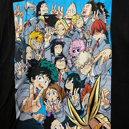 My Hero Academia/ Boku No Hero Academia Class 1A Anime T-Shirt Medium