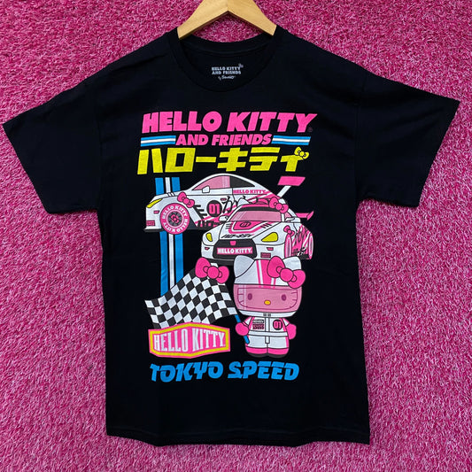 Sanrio Hello Kitty And Friends Tokyo Speed Race Kawaii T-Shirt Medium