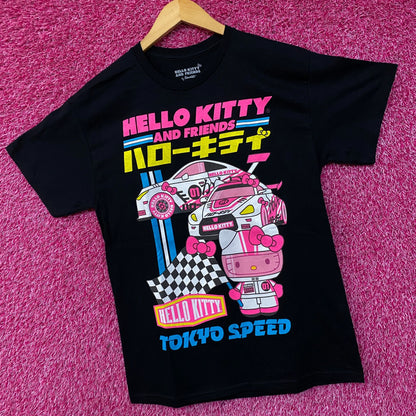 Sanrio Hello Kitty And Friends Tokyo Speed Race Kawaii T-Shirt Medium