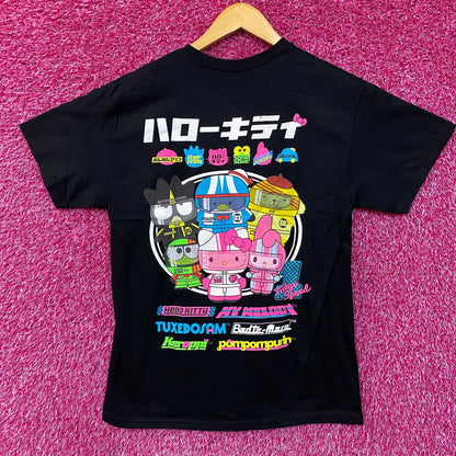 Sanrio Hello Kitty And Friends Tokyo Speed Race Kawaii T-Shirt Medium