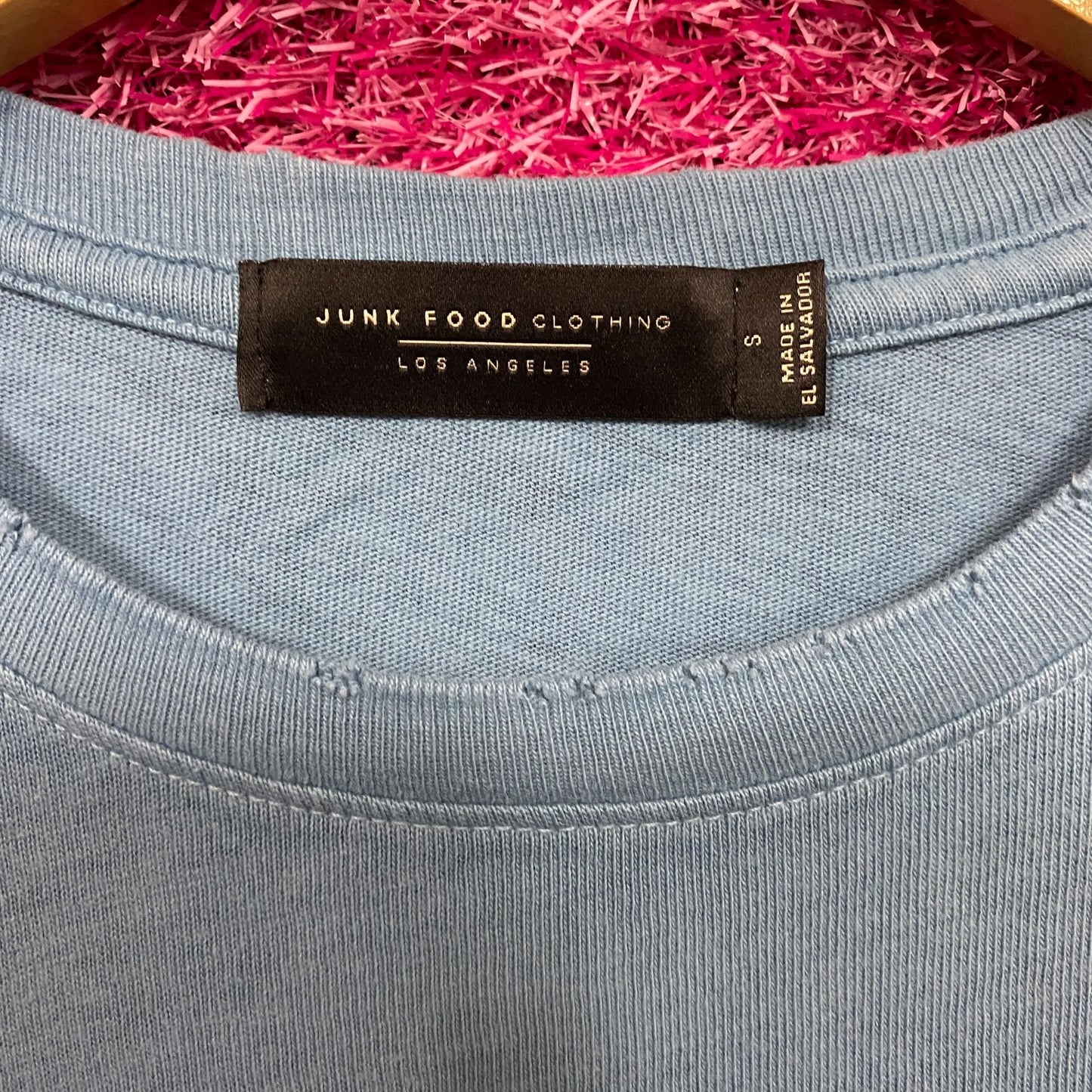 Busch Light Logo Brewed In U.S.A Cowboys Blue T-Shirt Small