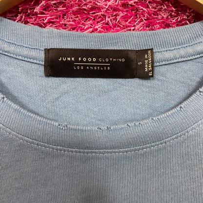 Busch Light Logo Brewed In U.S.A Cowboys Blue T-Shirt Small