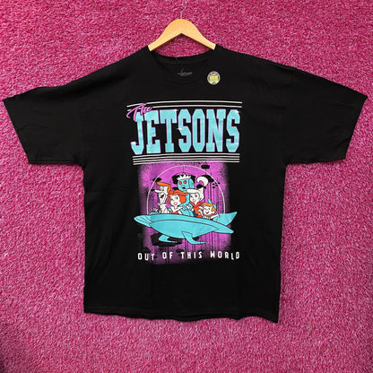 The Jetsons "Out Of This World" Glow In The Dark Graphic T-Shirt 2XL