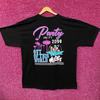 The Jetsons "Out Of This World" Glow In The Dark Graphic T-Shirt 2XL