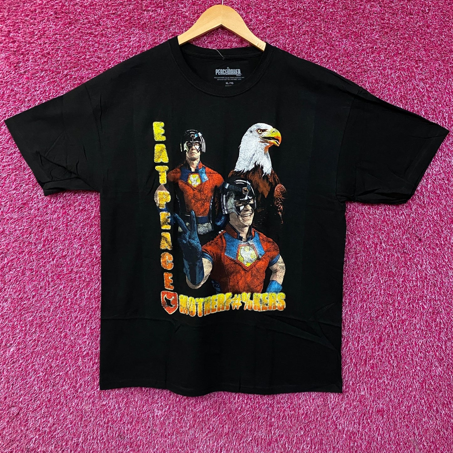 DC Comics Peacemaker "Peace At Any Cost" Graphic T-Shirt XL