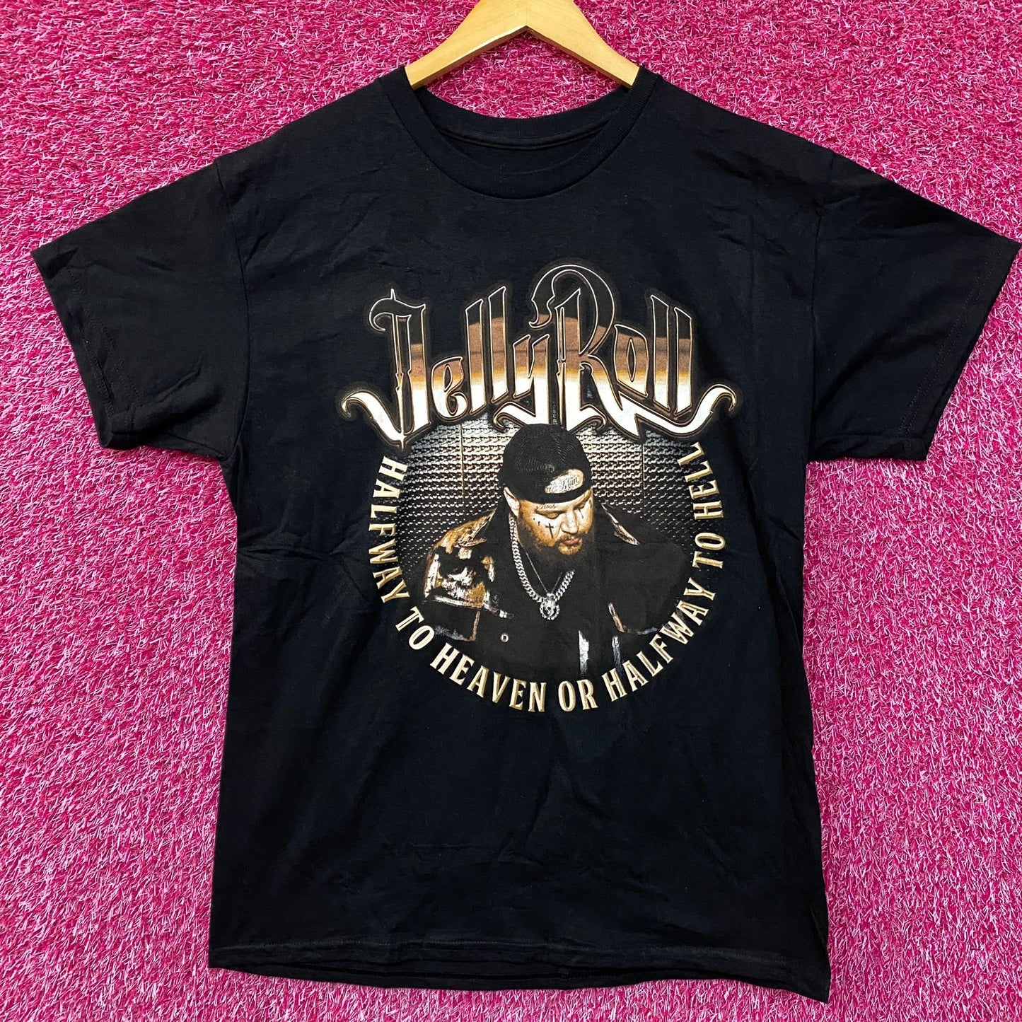 Jelly Roll Halfway To Hell Whitsitt Chapel Album T-Shirt Large