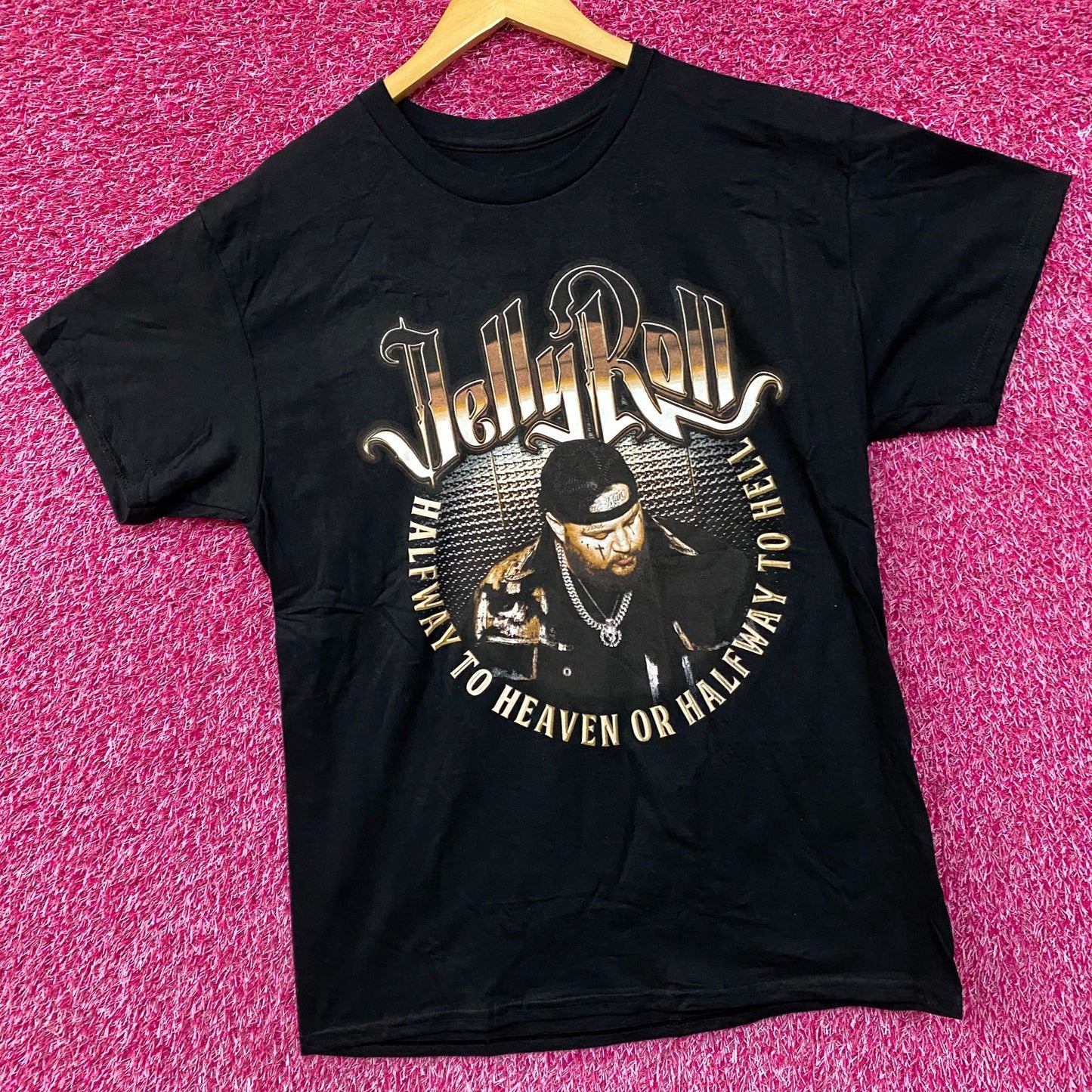 Jelly Roll Halfway To Hell Whitsitt Chapel Album T-Shirt Large