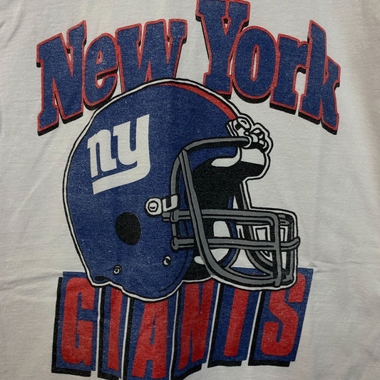 Junk Food Clothing NFL New York Giants Throwback Helmet Logo T-Shirt Small