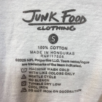 Junk Food Clothing NFL New York Giants Throwback Helmet Logo T-Shirt Small