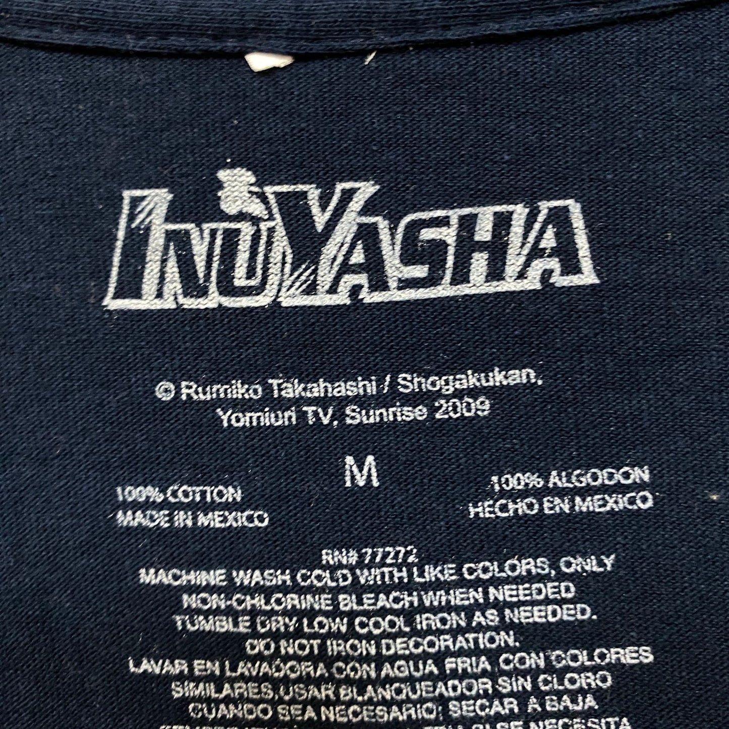 Inuyasha Sesshomaru Anime T-shirt size medium