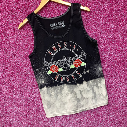 Guns N’ Roses Appetite for Destruction Heavy Metal Bleach Dip-Dye Tank Top XS