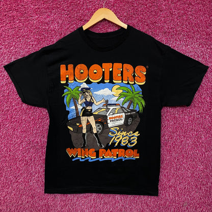 Hooters "Wing Patrol" Since 1983 T-Shirt Large