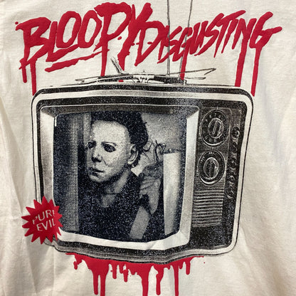 Bloody Disgusting x Michael Myers Double Sided Horror T-Shirt Medium