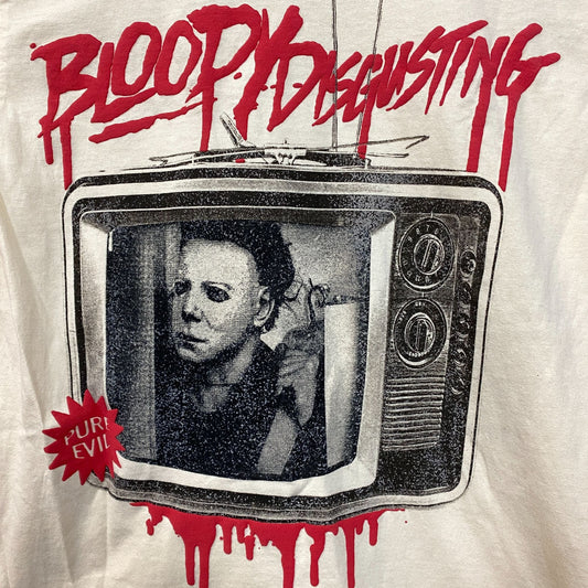 Bloody Disgusting x Michael Myers Double Sided Horror T-Shirt Medium