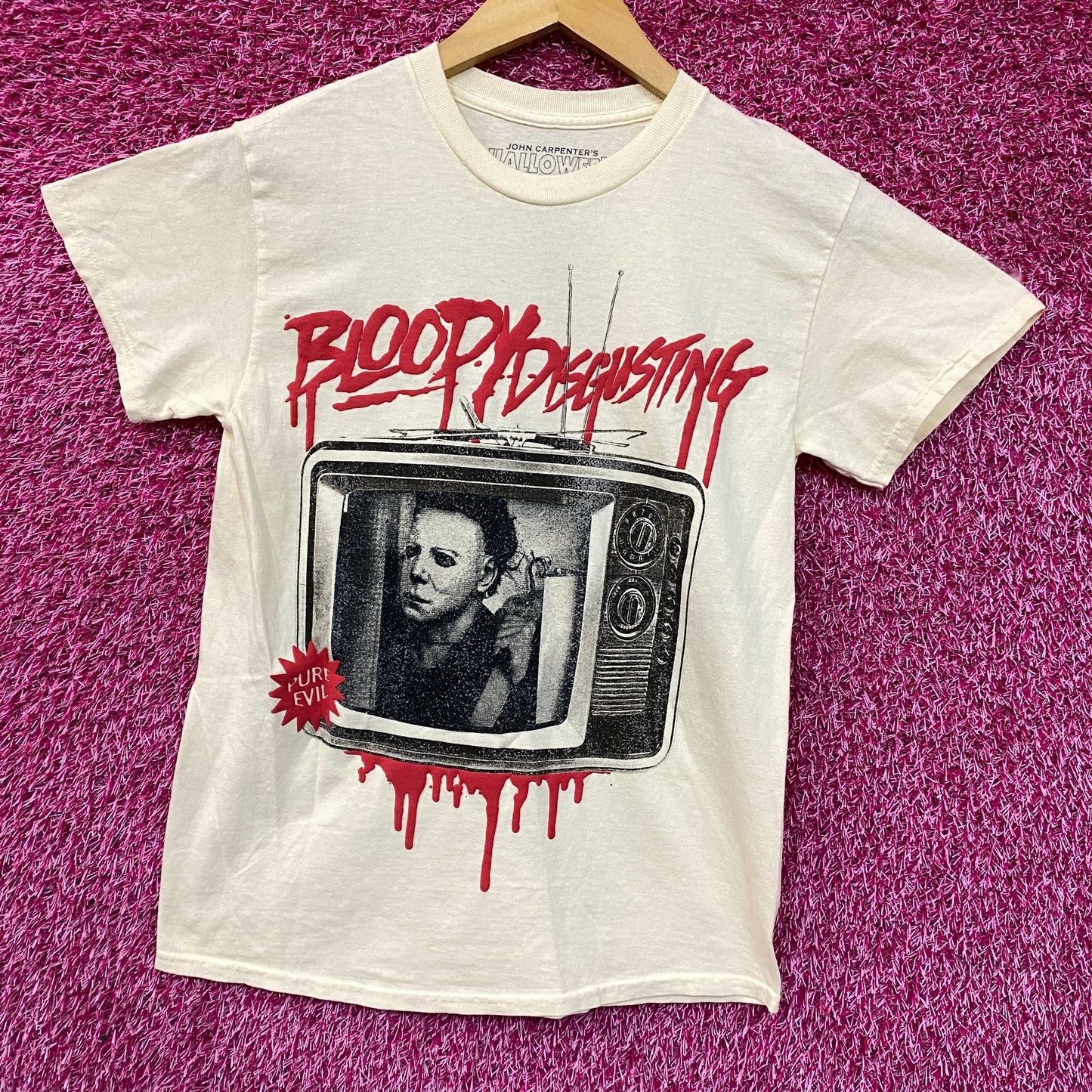 Bloody Disgusting x Michael Myers Double Sided Horror T-Shirt Medium