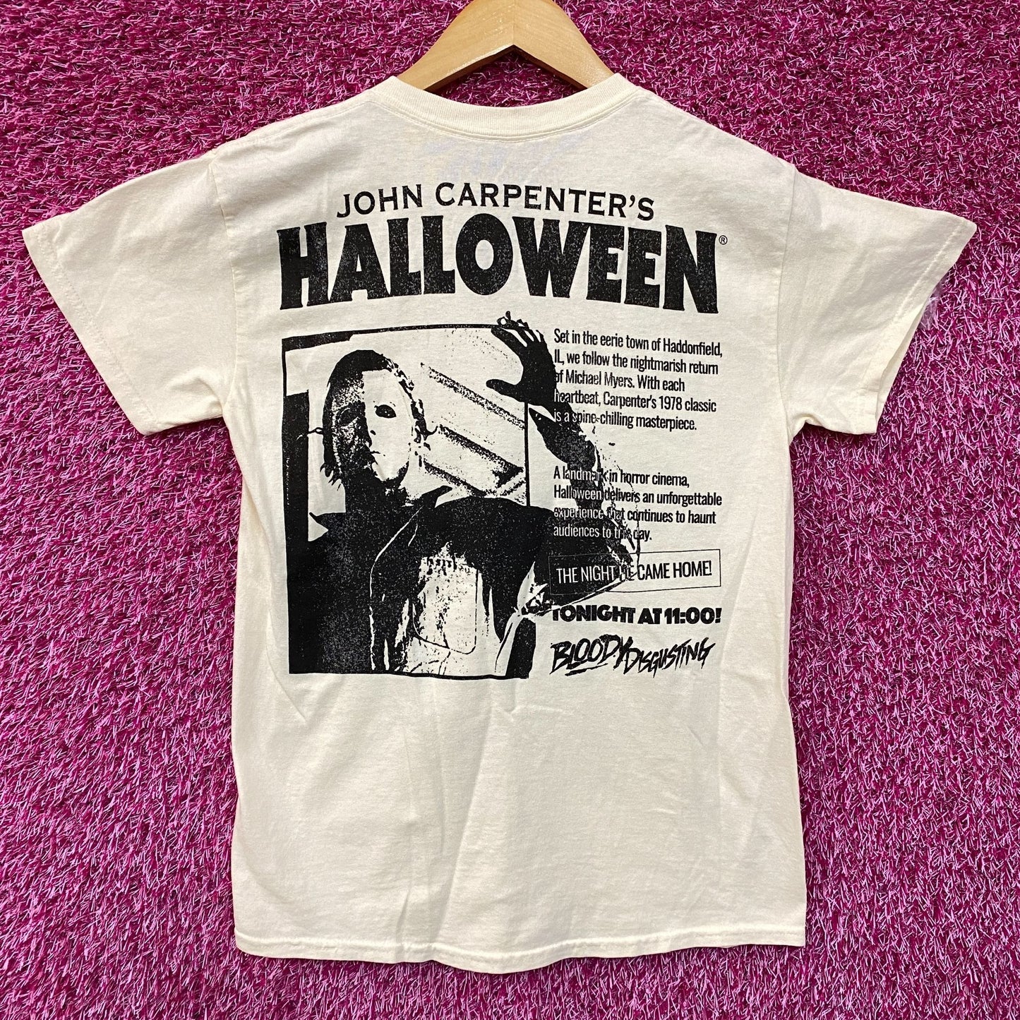 Bloody Disgusting x Michael Myers Double Sided Horror T-Shirt Medium
