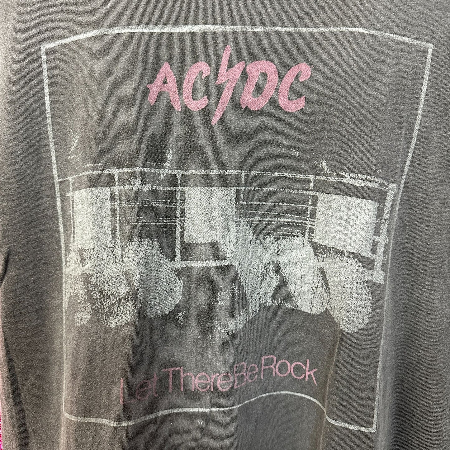 AC/DC Let There Be Rock Tour Tshirt SIze Medium