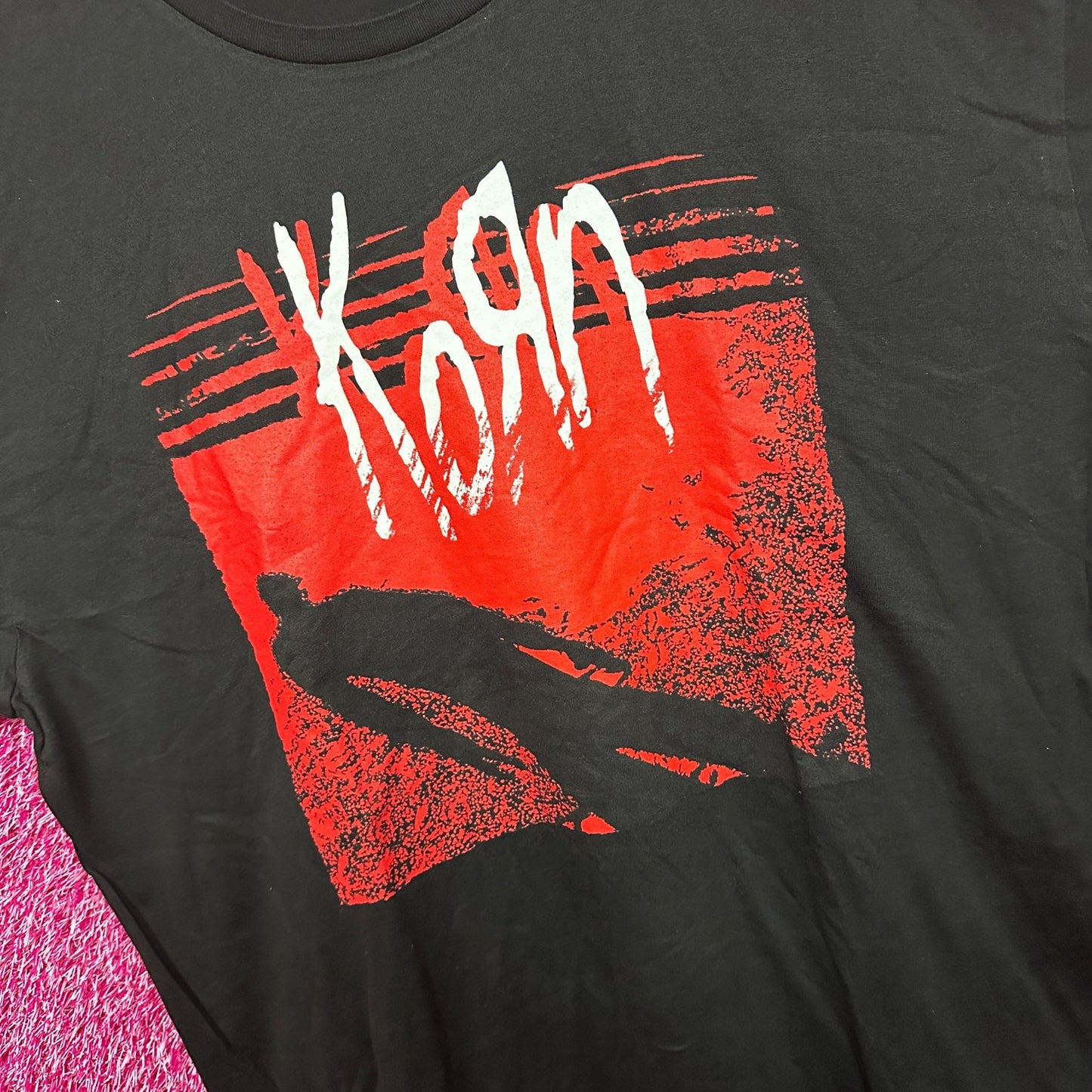 Korn Shadow Man Retro Style Rock tshirt size 2X
