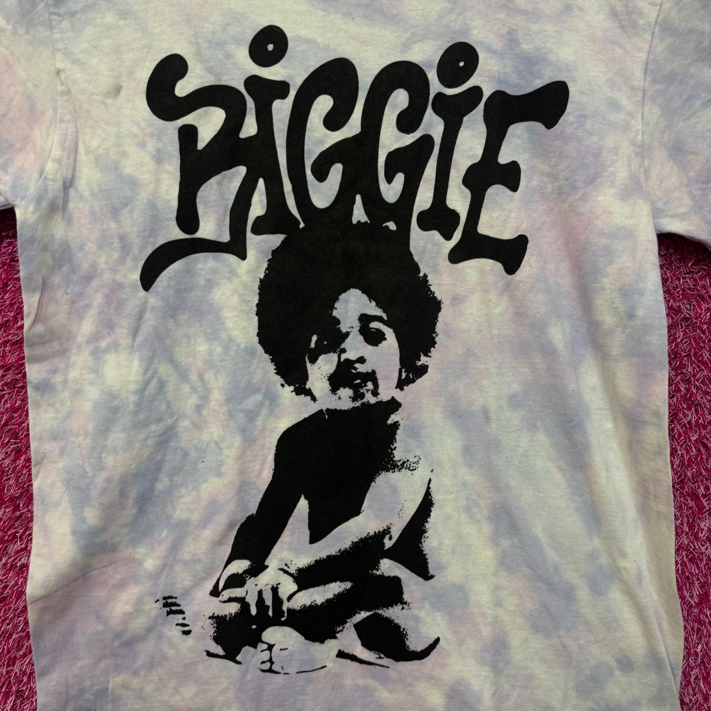 Notorious B.I.G Ready To Die Album Cover tiedye rap tee size medium