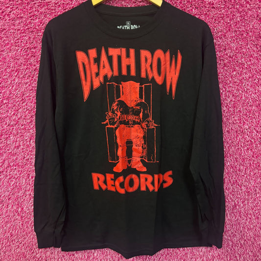 Death Row Records Electric Chair Inmate Rap Long Sleeve M