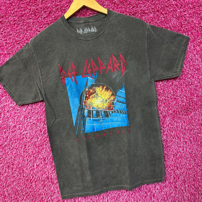 Def Leppard Pyromania Album Cover Art Metal Band Tee S/M