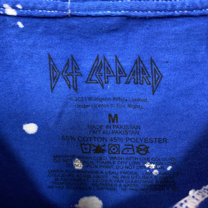Def Leppard Love Bites Hysteria Graphic Tie Dye T-Shirt Medium