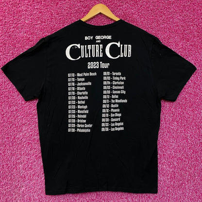 Boy George and Culture Club 2023 Tour Soul Pop Band Tee 2X