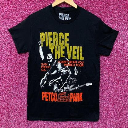 Pierce The Veil Can't Hear You Petco Park Graphic T-Shirt Small