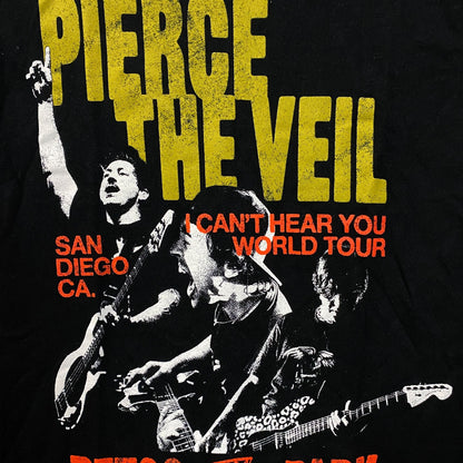 Pierce The Veil Can't Hear You Petco Park Graphic T-Shirt Small