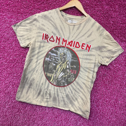 Iron Maiden Killers Heavy Metal Band Oversized Tie Dye M