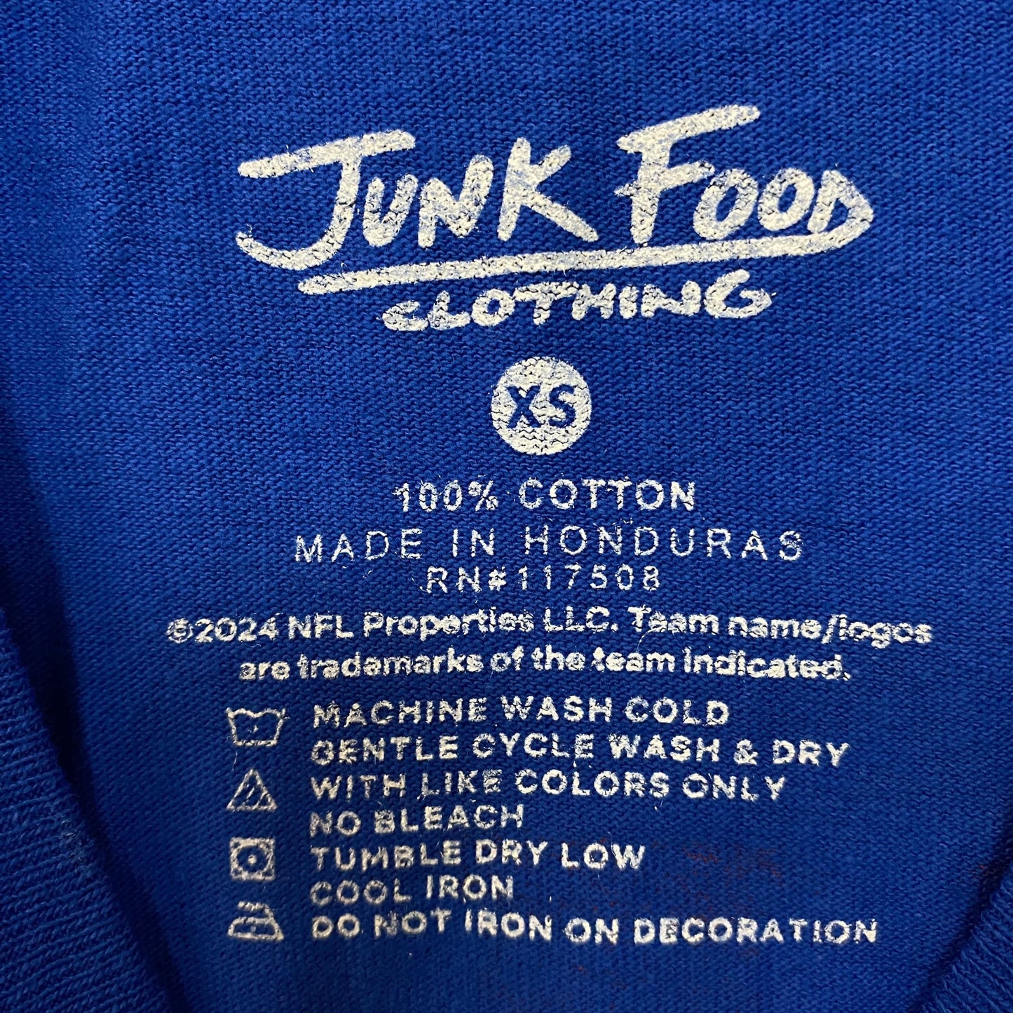 Junk Food Clothing NFL Buffalo Bills Drive Graphic T-Shirt XS
