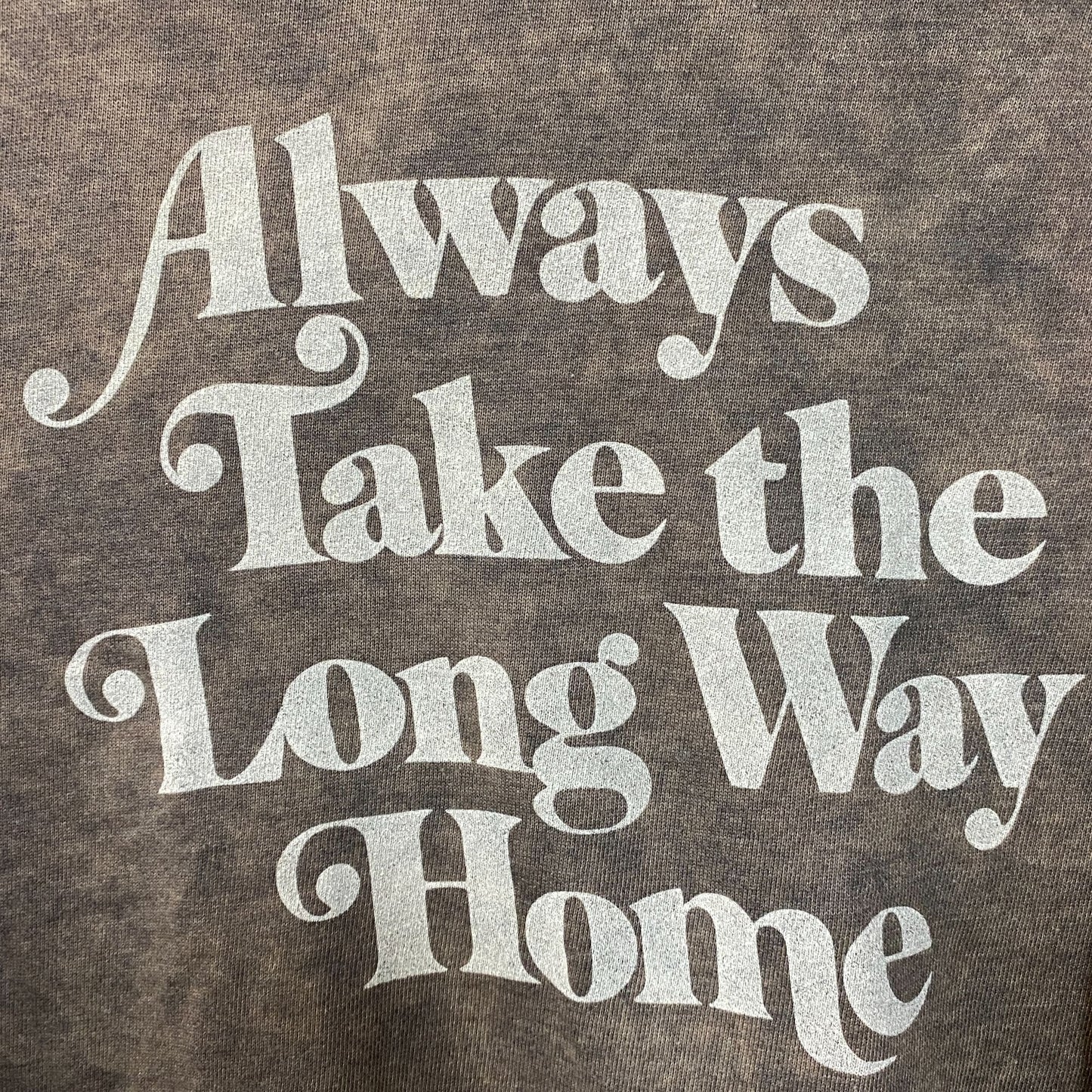 Junk Food Always Take the Long Way Home Sweatshirt XS