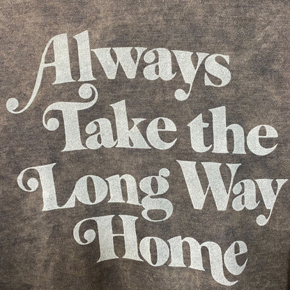Junk Food Always Take the Long Way Home Sweatshirt XS