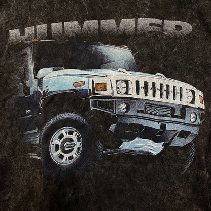Hummer Stormy Ride Graphic Washed T-Shirt Small