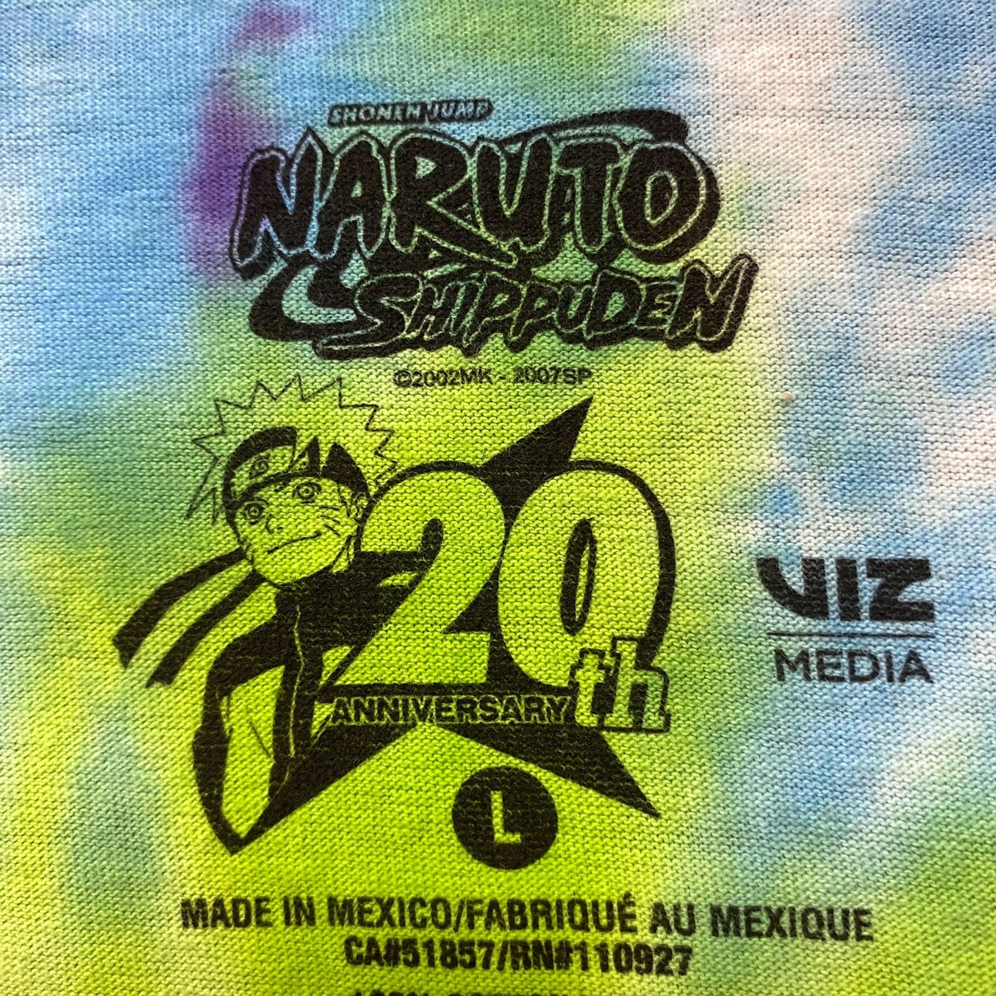 Naruto Shadow Clone Jutsu Naruto Shippuden Anime Tie Dye L