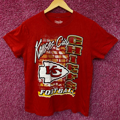 Junk Food Clothing Women's Kansas City Chiefs Logo T-Shirt Medium