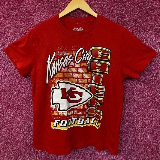 Junk Food Clothing Women's Kansas City Chiefs Logo T-Shirt Medium