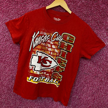 Junk Food Clothing Women's Kansas City Chiefs Logo T-Shirt Medium