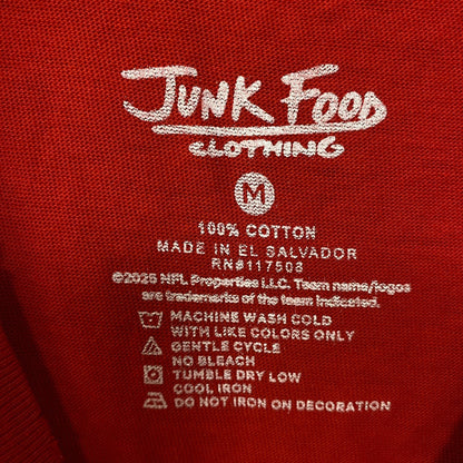 Junk Food Clothing Women's Kansas City Chiefs Logo T-Shirt Medium