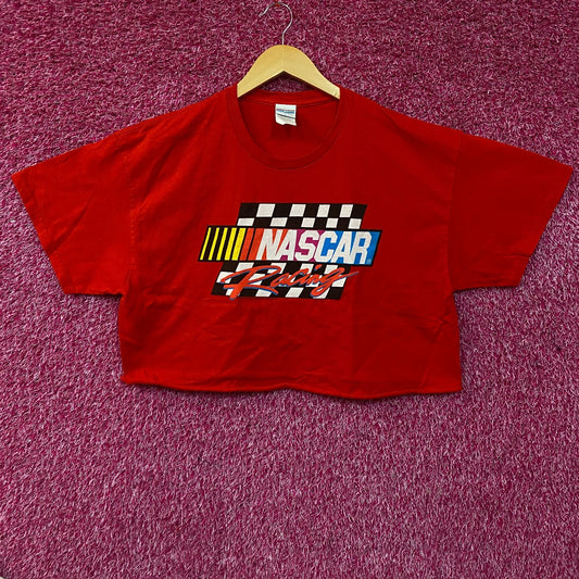Junk Food Clothing NASCAR Racing Flea Market Crop Tee Large